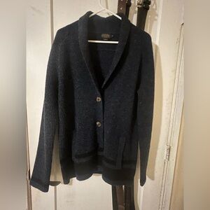 Pendleton Dark Blue Men's Cardigan Sweater